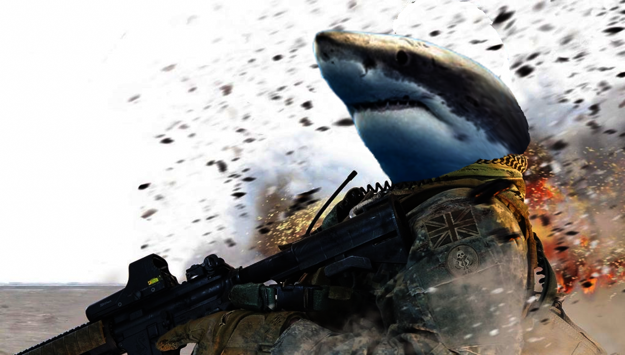 SharkSuit Call of Duty Art